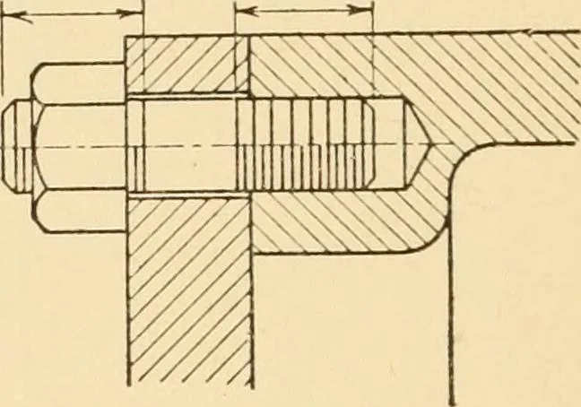 An illustration from Machine drawing; a text and problem book for technical students and draftsmen, 1921, leaf 33