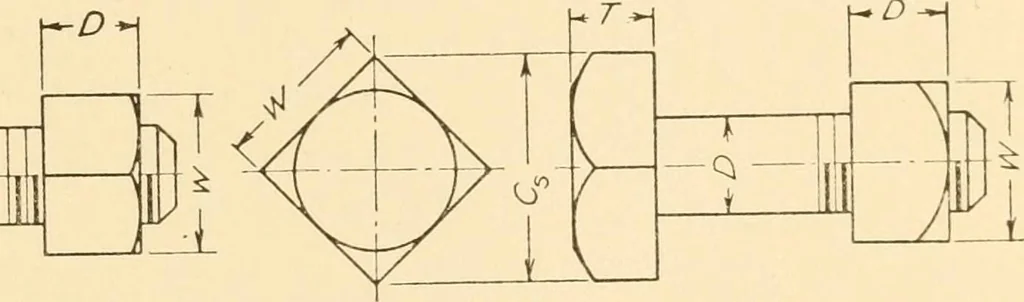 An illustration from Machine drawing; a text and problem book for technical students and draftsmen, 1921, leaf 34