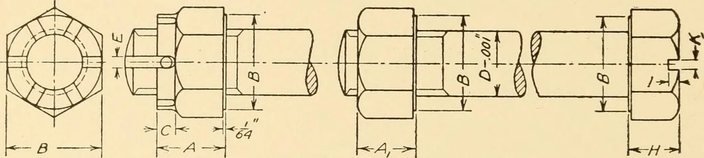 An illustration from Machine drawing; a text and problem book for technical students and draftsmen, 1921, leaf 37