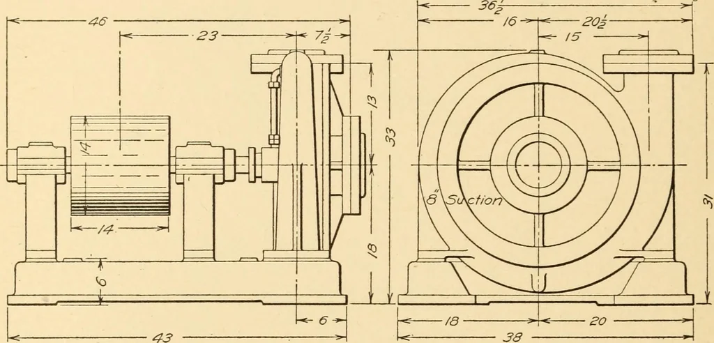 An illustration from Machine drawing; a text and problem book for technical students and draftsmen, 1921, leaf 55
