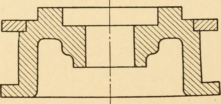 An illustration from Machine drawing; a text and problem book for technical students and draftsmen, 1921, leaf 57