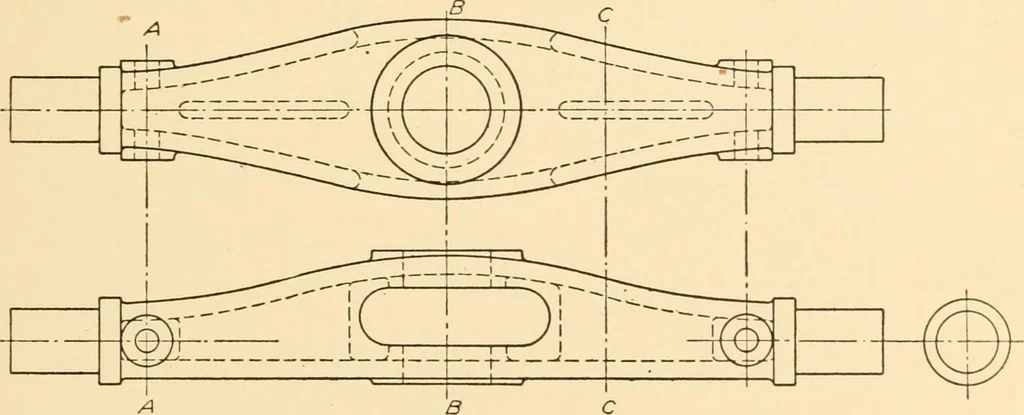 An illustration from Machine drawing; a text and problem book for technical students and draftsmen, 1921, leaf 58