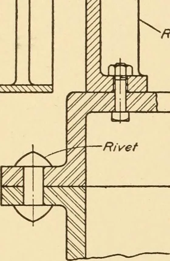 An illustration from Machine drawing; a text and problem book for technical students and draftsmen, 1921, leaf 61