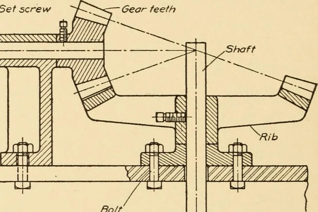 An illustration from Machine drawing; a text and problem book for technical students and draftsmen, 1921, leaf 61
