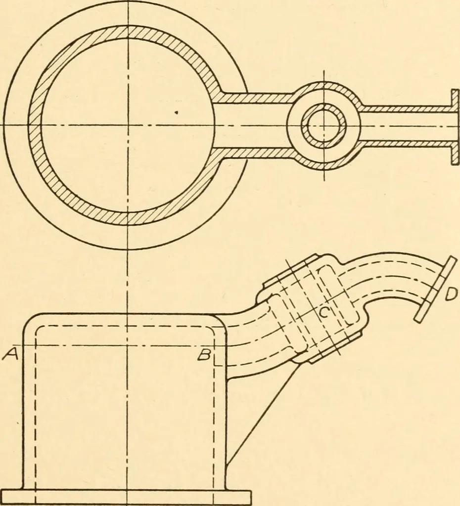 An illustration from Machine drawing; a text and problem book for technical students and draftsmen, 1921, leaf 64