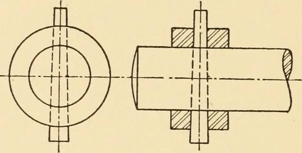 An illustration from Machine drawing; a text and problem book for technical students and draftsmen, 1921, leaf 69