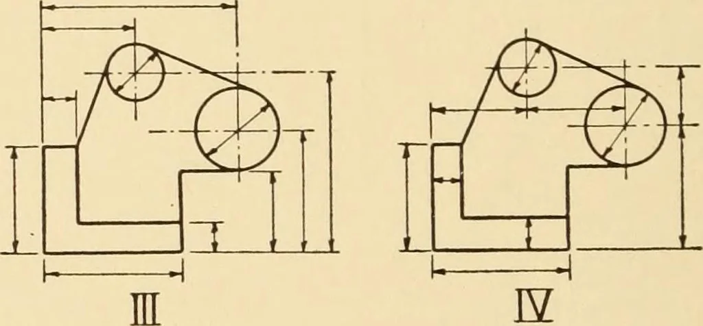 An illustration from Machine drawing; a text and problem book for technical students and draftsmen, 1921, leaf 73