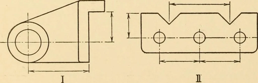 An illustration from Machine drawing; a text and problem book for technical students and draftsmen, 1921, leaf 73