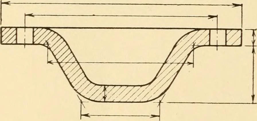 An illustration from Machine drawing; a text and problem book for technical students and draftsmen, 1921, leaf 77