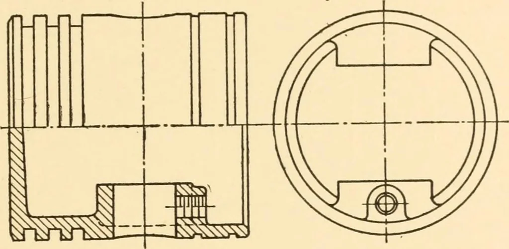 An illustration from Machine drawing; a text and problem book for technical students and draftsmen, 1921, leaf 88