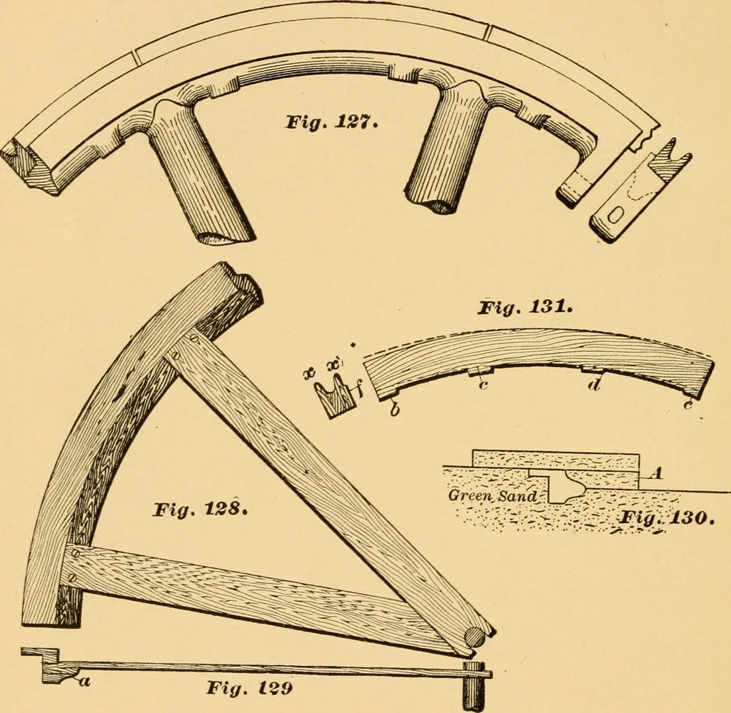 An illustration from Machinery pattern making, 1894, leaf 113