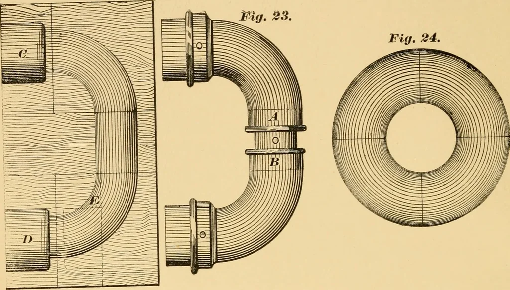 An illustration from Machinery pattern making, 1894, leaf 47