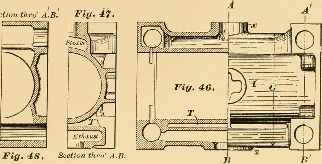 An illustration from Machinery pattern making, 1894, leaf 58