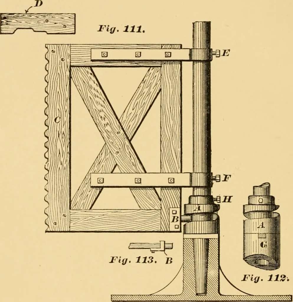 An illustration from Machinery pattern making, 1894, leaf 97