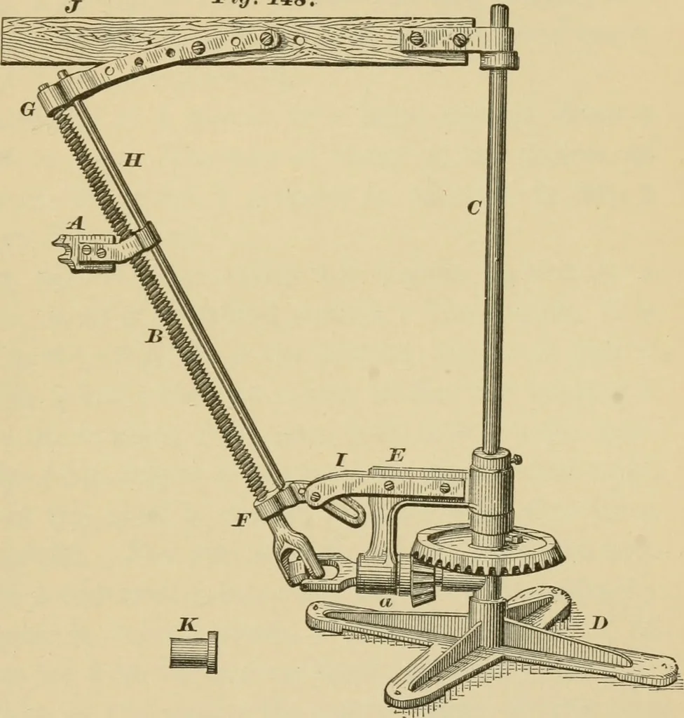 An illustration from Machinery pattern making, 1892, leaf 114