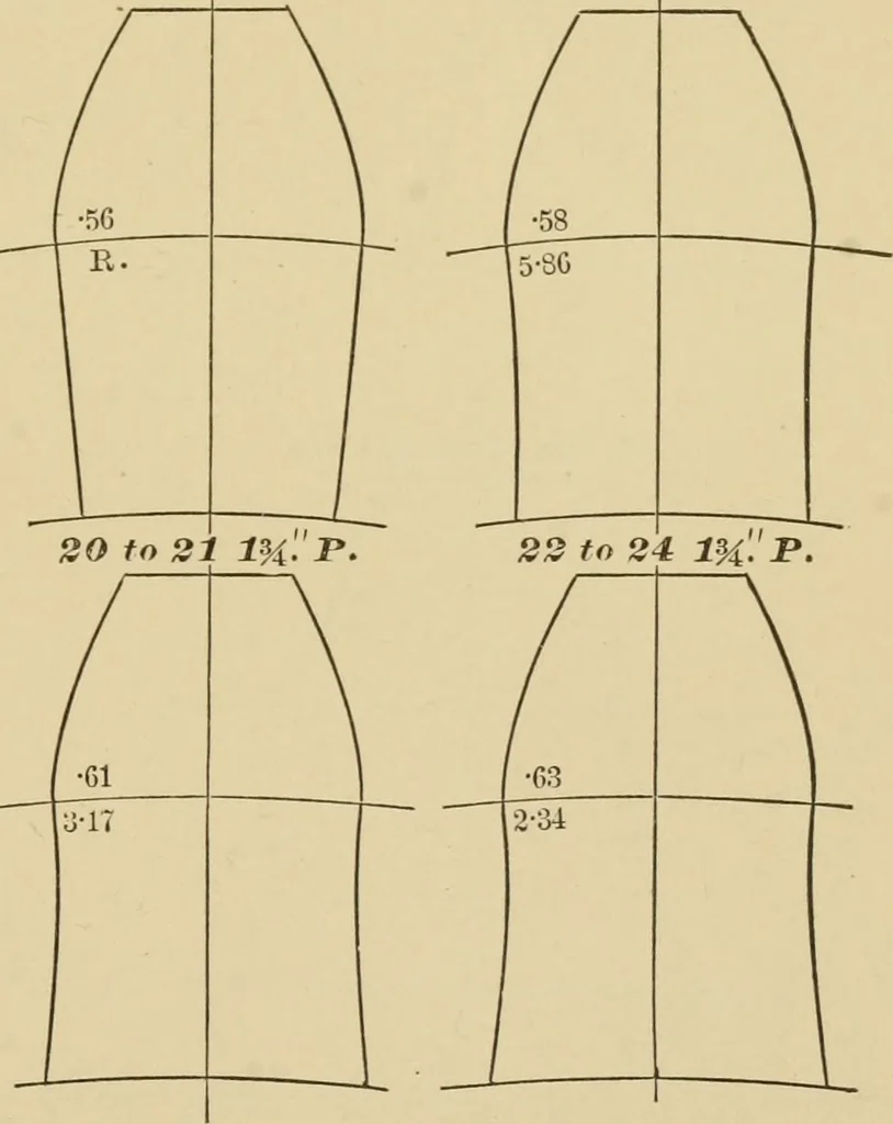 An illustration from Machinery pattern making, 1892, leaf 144