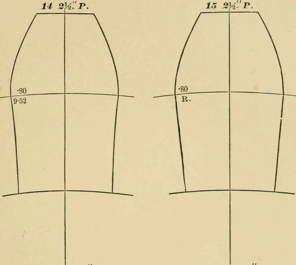 An illustration from Machinery pattern making, 1892, leaf 158