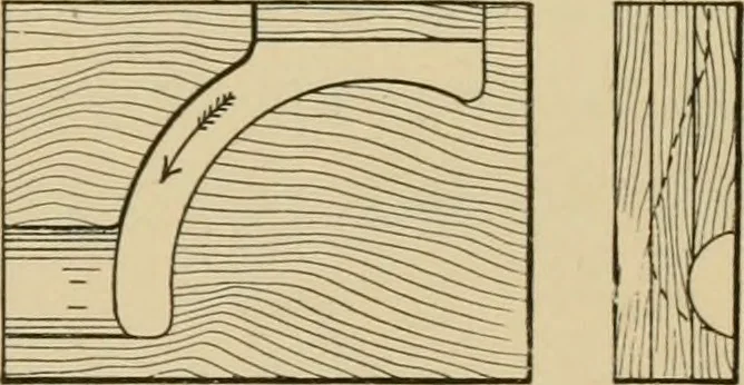 An illustration from Machinery pattern making, 1892, leaf 44