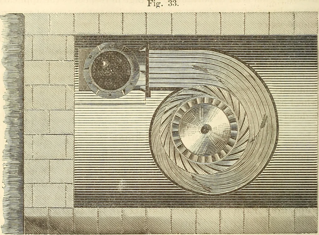 An illustration from Machinery and processes of the industrial arts, and apparatus of the exact sciences, 1869, leaf 133