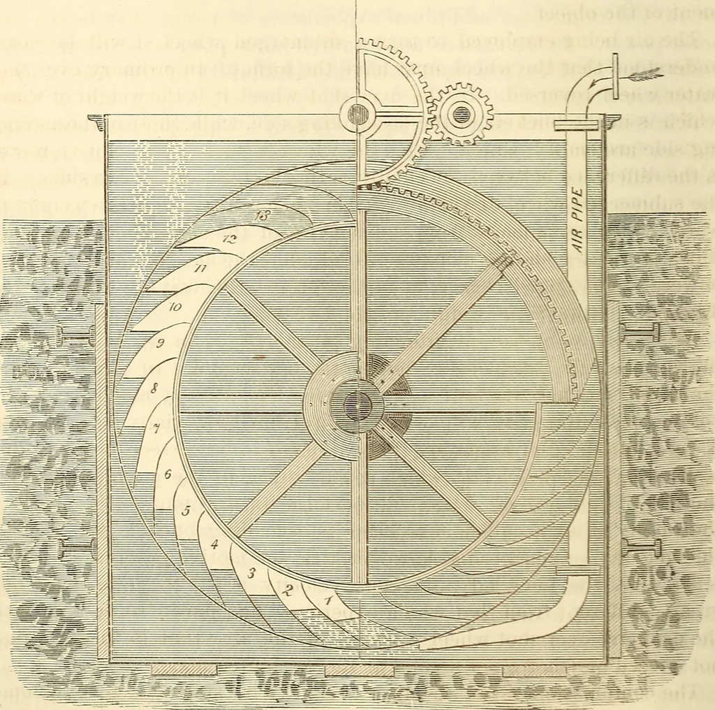 An illustration from Machinery and processes of the industrial arts, and apparatus of the exact sciences, 1869, leaf 151