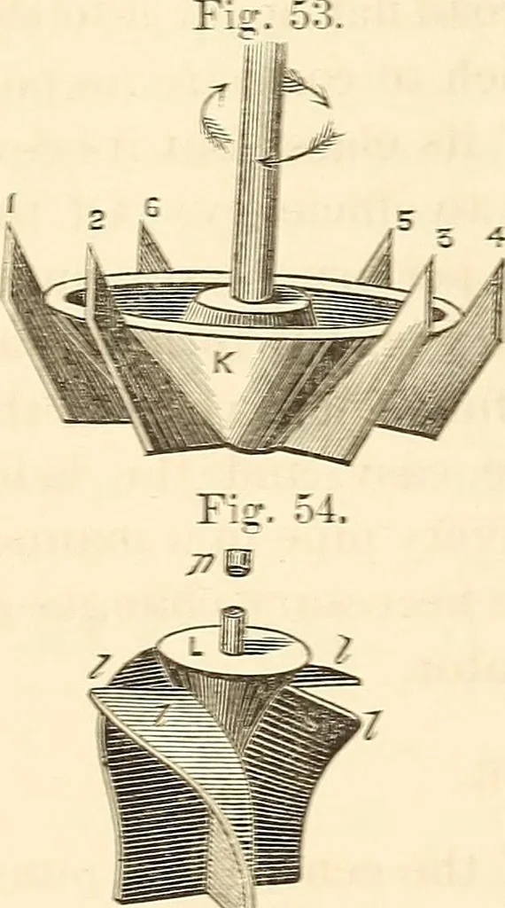 An illustration from Machinery and processes of the industrial arts, and apparatus of the exact sciences, 1869, leaf 205