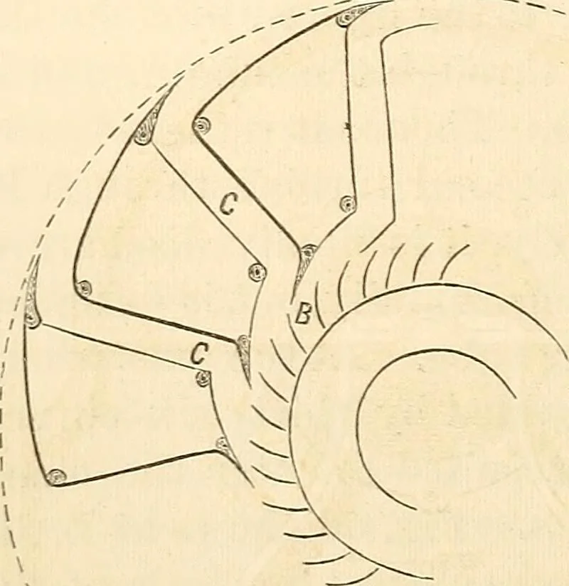 An illustration from Machinery and processes of the industrial arts, and apparatus of the exact sciences, 1869, leaf 207