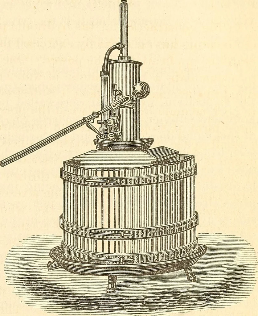 An illustration from Machinery and processes of the industrial arts, and apparatus of the exact sciences, 1869, leaf 214