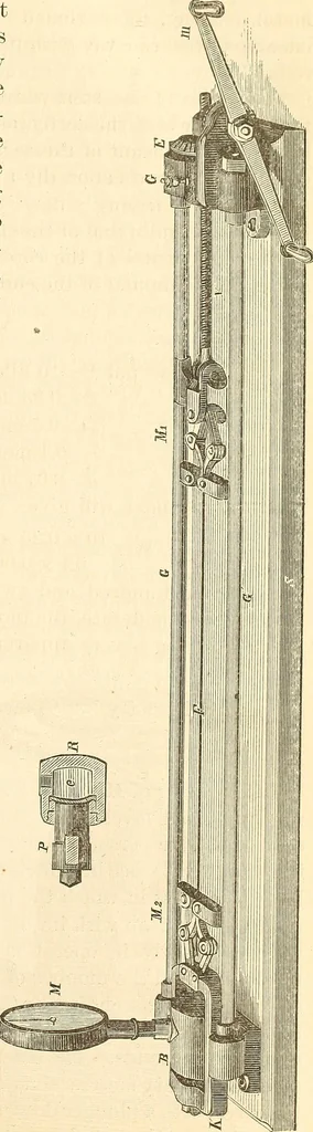 An illustration from Machinery and processes of the industrial arts, and apparatus of the exact sciences, 1869, leaf 220
