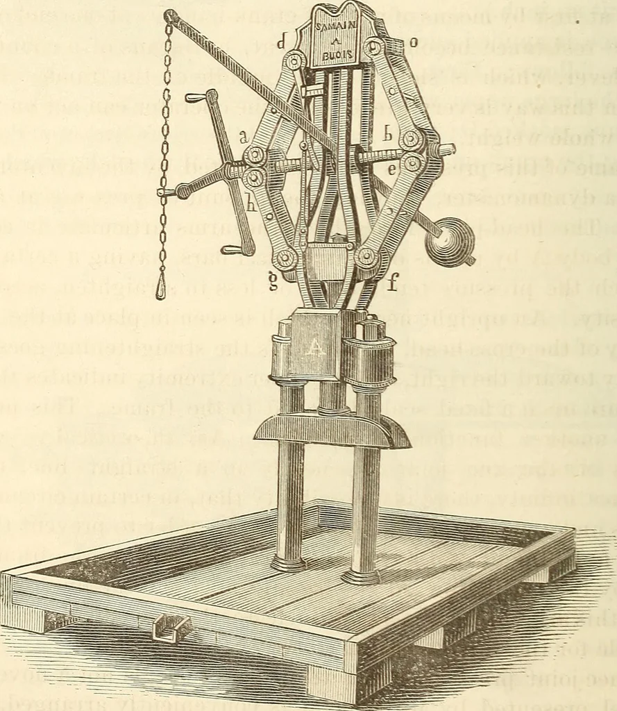 An illustration from Machinery and processes of the industrial arts, and apparatus of the exact sciences, 1869, leaf 233