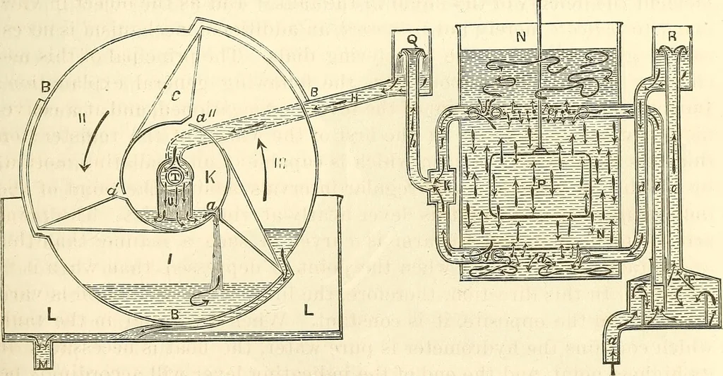 An illustration from Machinery and processes of the industrial arts, and apparatus of the exact sciences, 1869, leaf 238