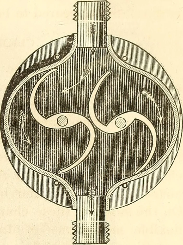 An illustration from Machinery and processes of the industrial arts, and apparatus of the exact sciences, 1869, leaf 242