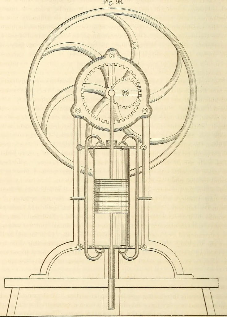 An illustration from Machinery and processes of the industrial arts, and apparatus of the exact sciences, 1869, leaf 515