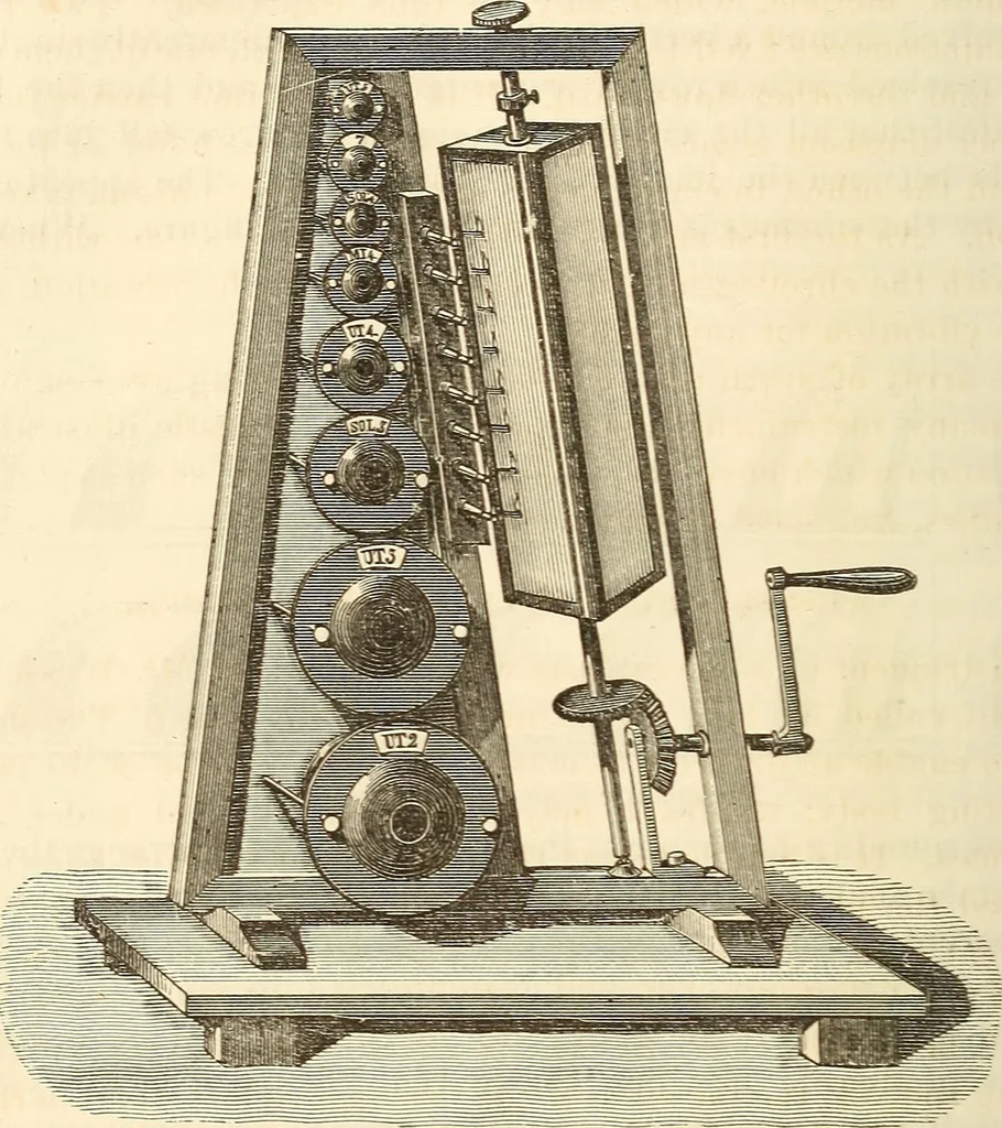 An illustration from Machinery and processes of the industrial arts, and apparatus of the exact sciences, 1869, leaf 531