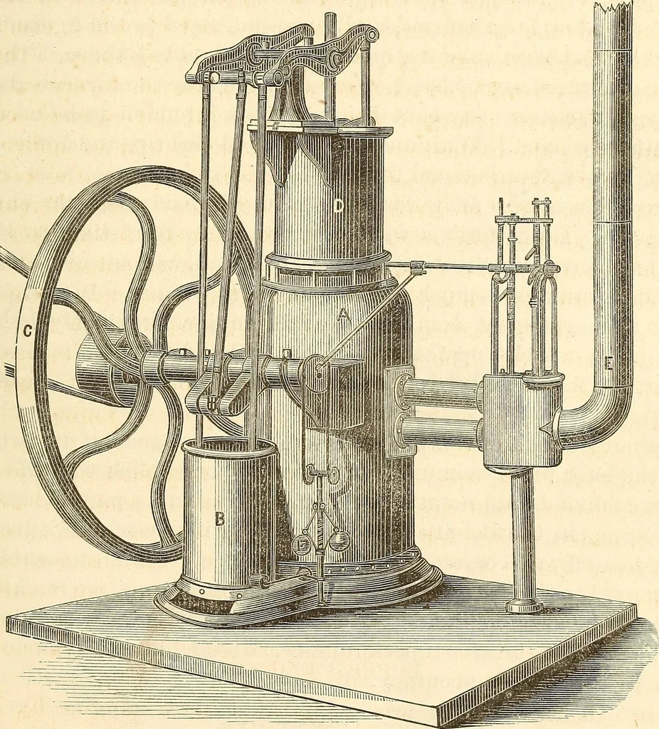 An illustration from Machinery and processes of the industrial arts, and apparatus of the exact sciences, 1869, leaf 66