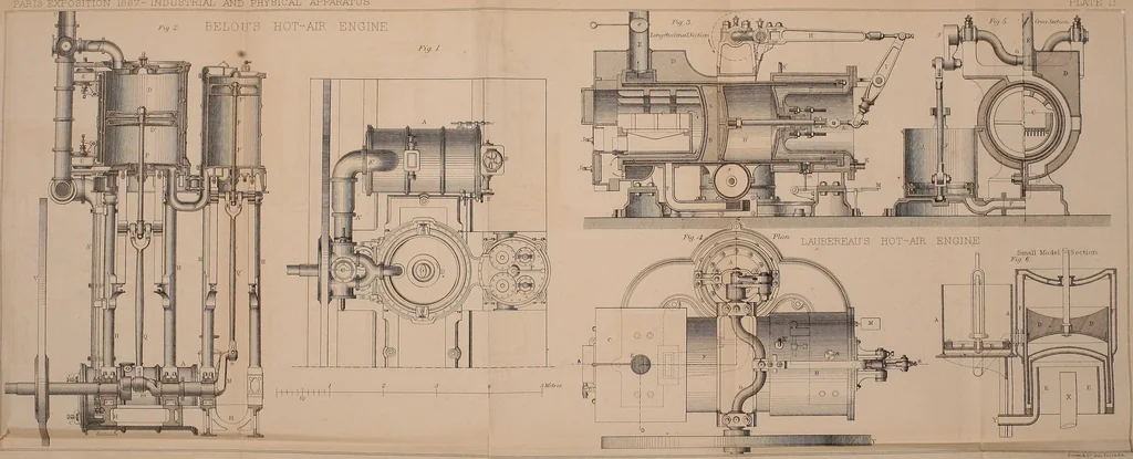 An illustration from Machinery and processes of the industrial arts, and apparatus of the exact sciences, 1869, leaf 676