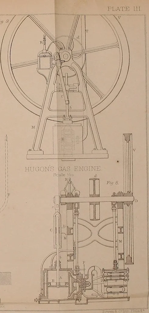 An illustration from Machinery and processes of the industrial arts, and apparatus of the exact sciences, 1869, leaf 680