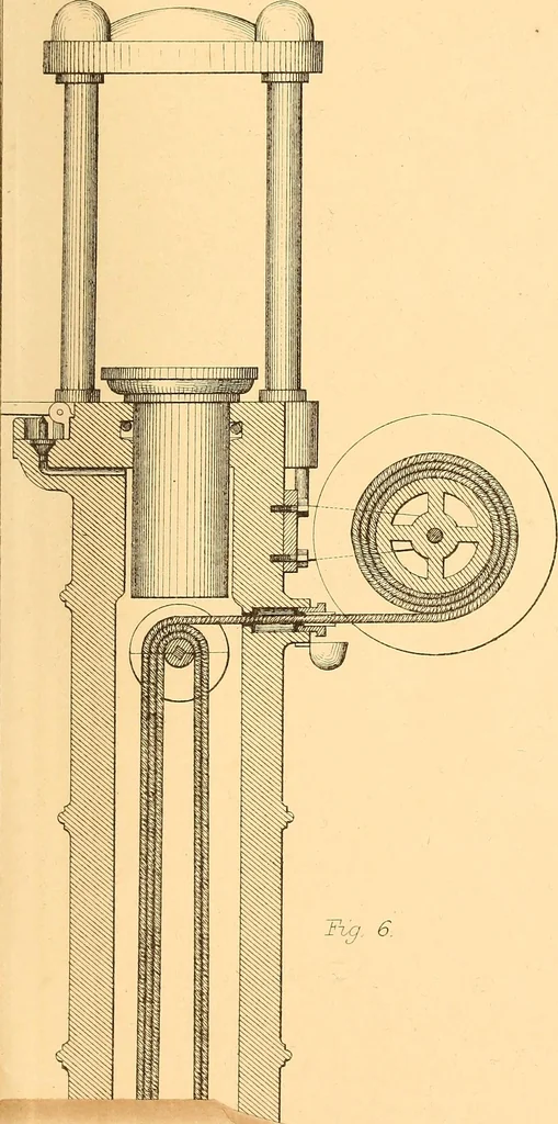 An illustration from Machinery and processes of the industrial arts, and apparatus of the exact sciences, 1869, leaf 686
