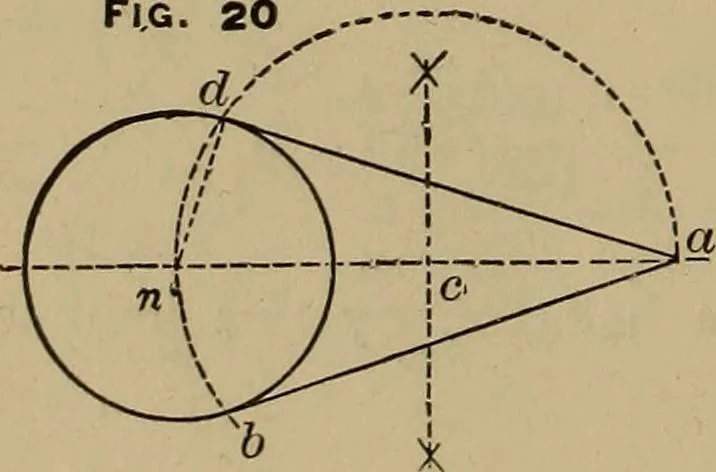 An illustration from Machinists' and draftsmen's handbook, containing tables, rules and formulas, with numerous examples explaining the principles of mathematics and mechanics as applied to the mechanical trades; intended as a reference book for all interested in mechanical work, 1910, leaf 207
