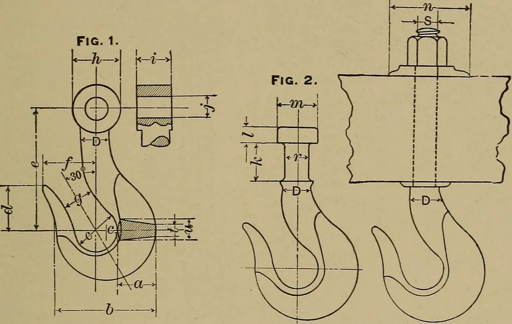 An illustration from Machinists' and draftsmen's handbook, containing tables, rules and formulas, with numerous examples explaining the principles of mathematics and mechanics as applied to the mechanical trades; intended as a reference book for all interested in mechanical work, 1910, leaf 342