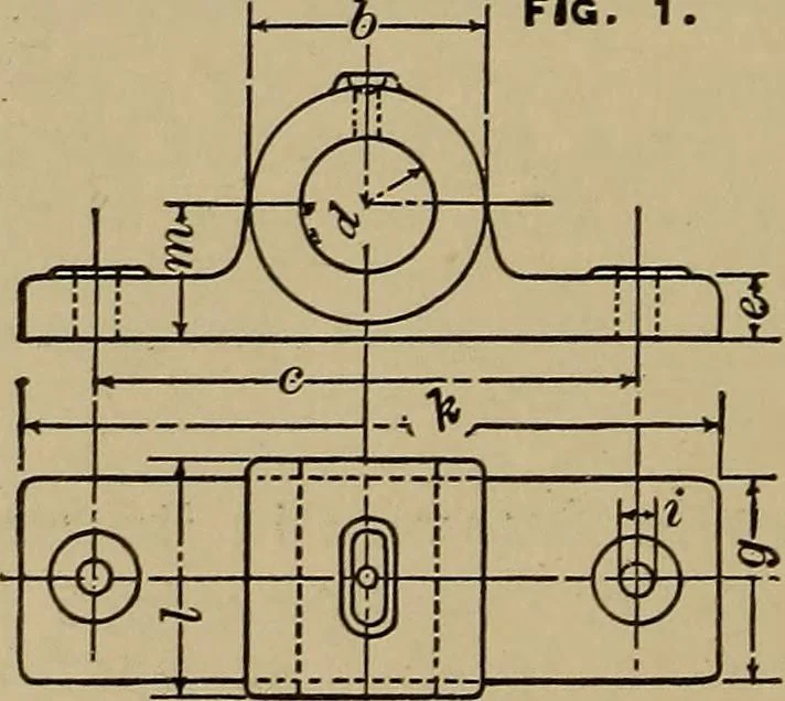 An illustration from Machinists' and draftsmen's handbook, containing tables, rules and formulas, with numerous examples explaining the principles of mathematics and mechanics as applied to the mechanical trades; intended as a reference book for all interested in mechanical work, 1910, leaf 389