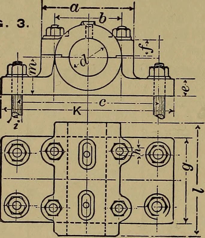 An illustration from Machinists' and draftsmen's handbook, containing tables, rules and formulas, with numerous examples explaining the principles of mathematics and mechanics as applied to the mechanical trades; intended as a reference book for all interested in mechanical work, 1910, leaf 391