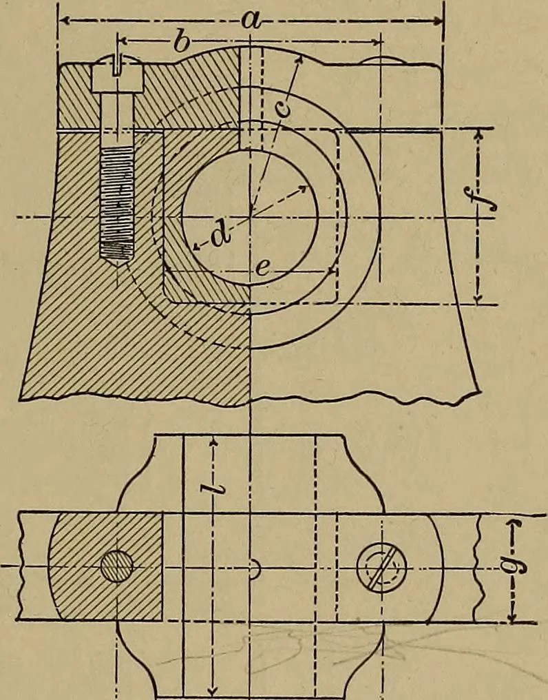 An illustration from Machinists' and draftsmen's handbook, containing tables, rules and formulas, with numerous examples explaining the principles of mathematics and mechanics as applied to the mechanical trades; intended as a reference book for all interested in mechanical work, 1910, leaf 392