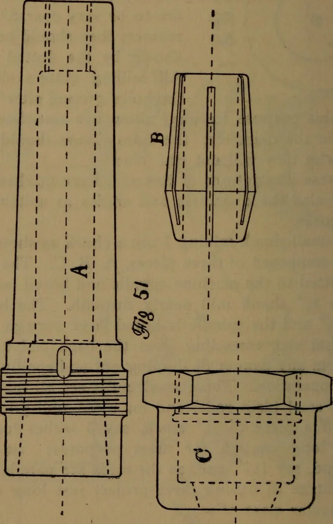 An illustration from The machinist and tool maker's instructor, containing an easy method of calculating and laying out difficult work in the machine shop .., 1896, leaf 191
