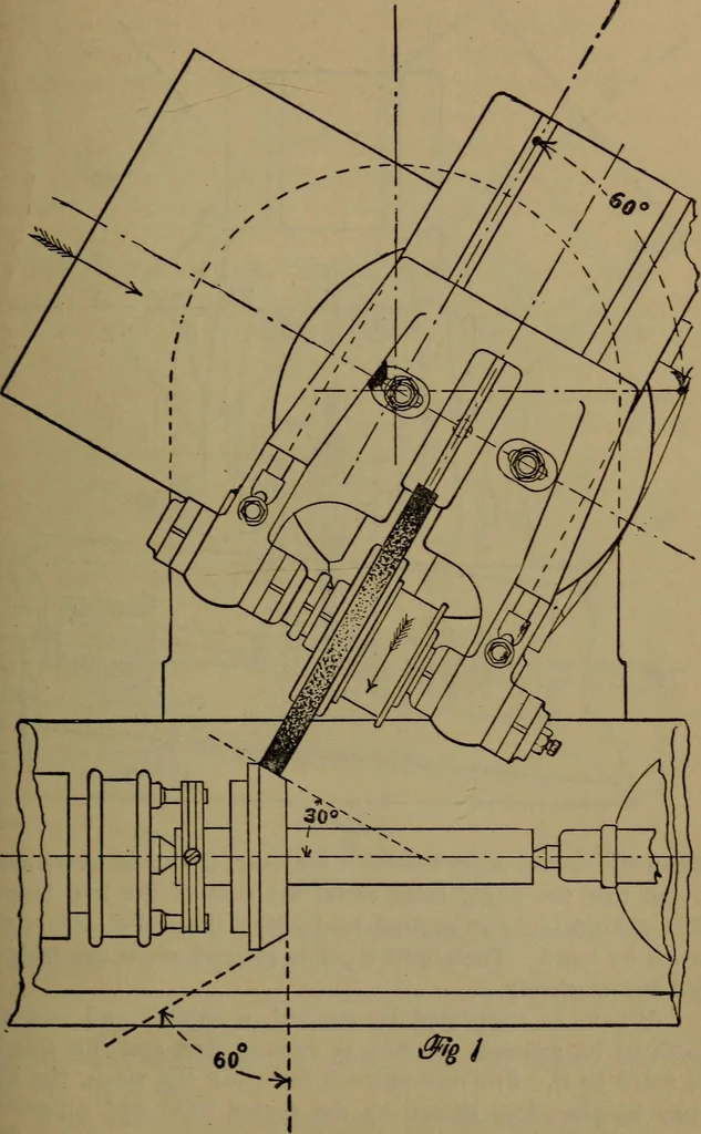An illustration from The machinist and tool maker's instructor, containing an easy method of calculating and laying out difficult work in the machine shop .., 1896, leaf 204