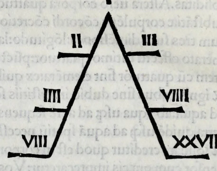 An illustration from Macrobii De somno Scipiõis : nec non De Saturnalibus libri : summa diligentia suo nitori restituti sunt, in quo plusq[uam] ter mille errores corriguntur : graecumq[ue] q[uo]d in olim impressis deerat fere oĩbus locis reponitur, 1501, leaf 26