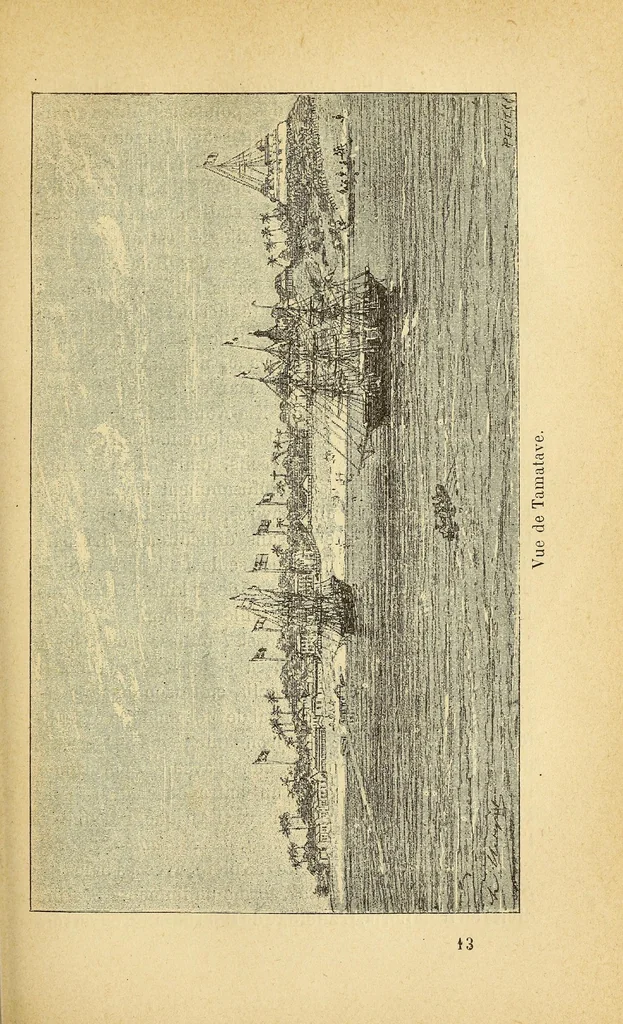 An illustration from Madagascar depuis sa découverte jusqu'à nos jours, 1888, leaf 201