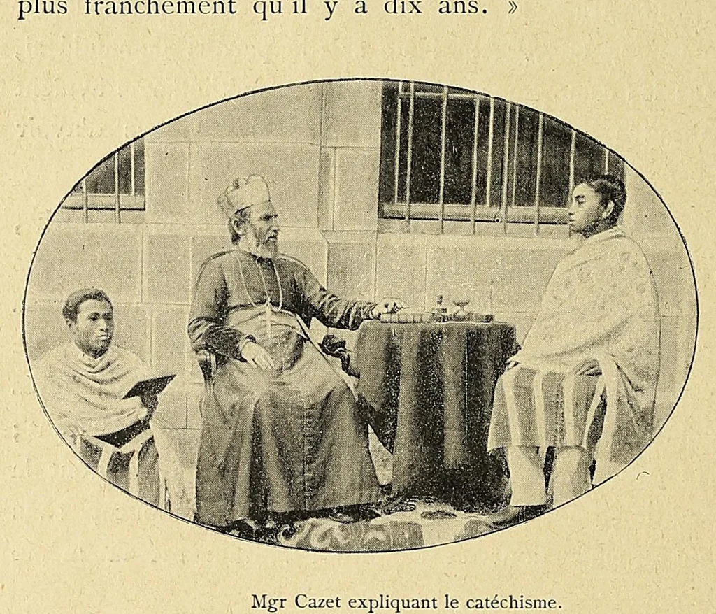 An illustration from Madagascar et la mission catholique, 1895, leaf 250