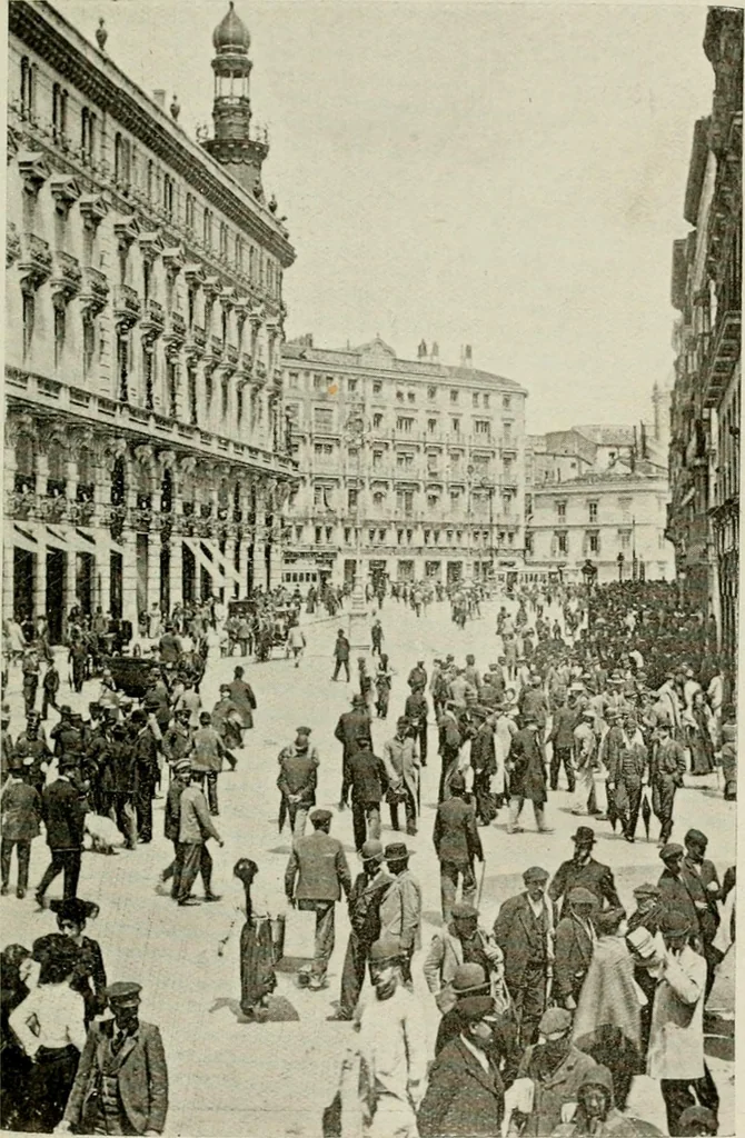 An illustration from Madrid : an historical description and handbook of the Spanish Capital, 1909, leaf 216