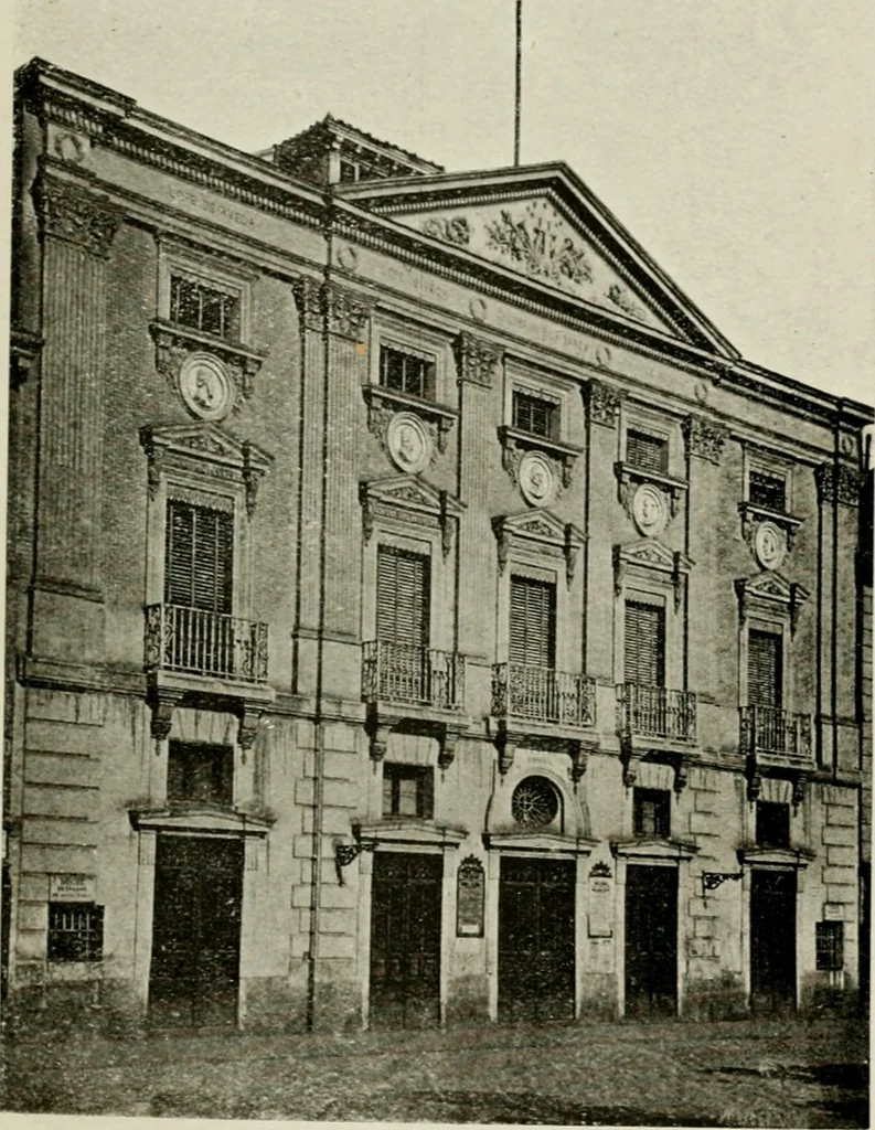An illustration from Madrid : an historical description and handbook of the Spanish Capital, 1909, leaf 266