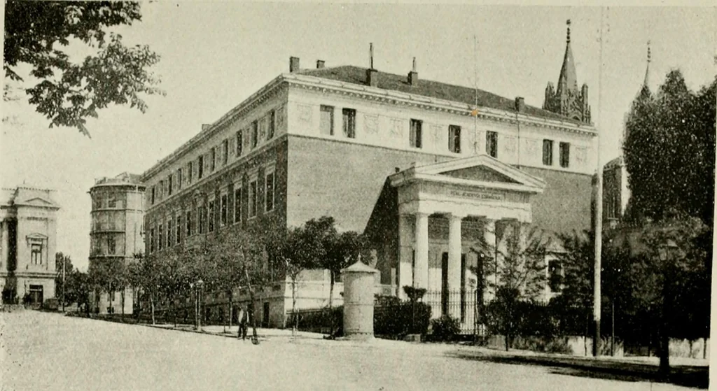 An illustration from Madrid : an historical description and handbook of the Spanish Capital, 1909, leaf 282